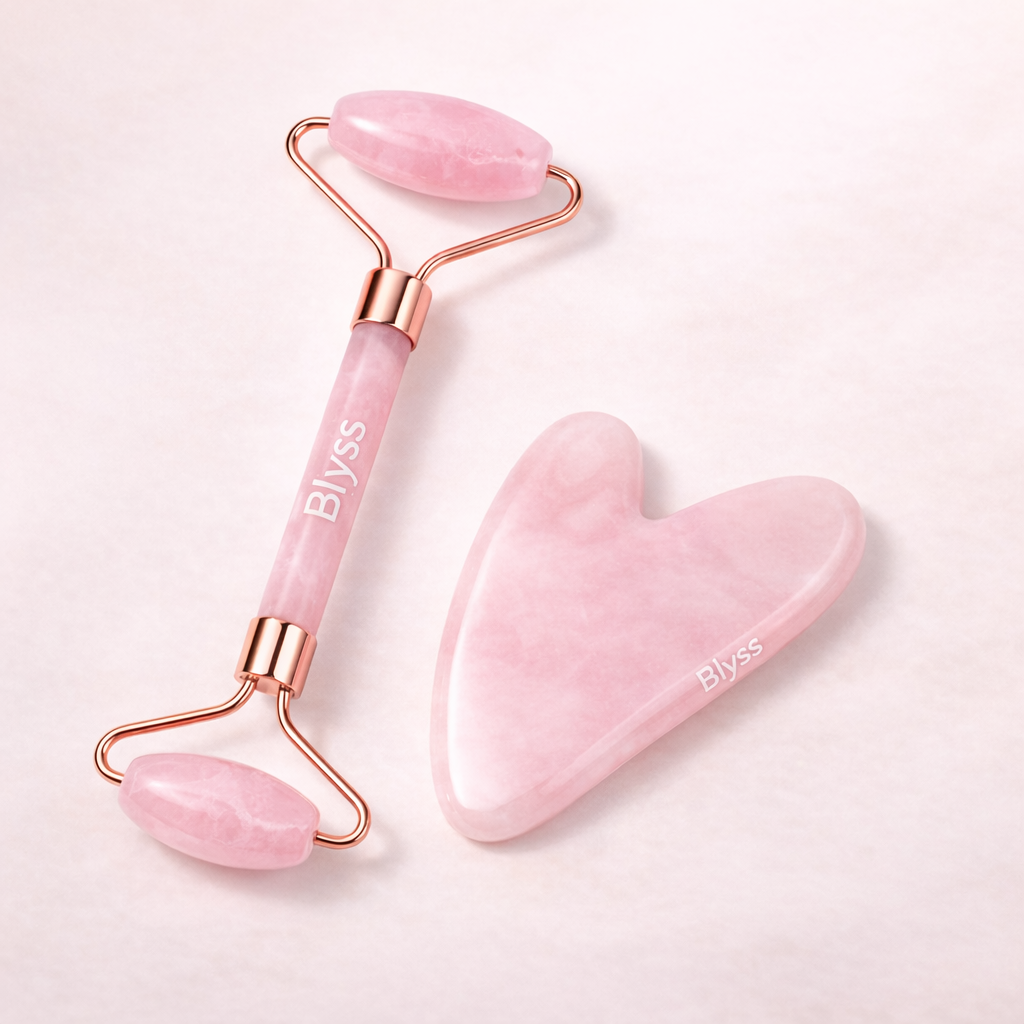 Jade Gezicht Roller &amp; Gua Sha Steen